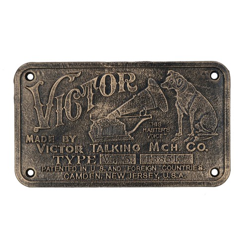 Hmv old victor nipper - nipper, sign